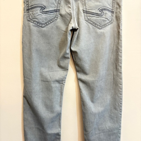 Silver Jeans Eddie Relaxed Fit Tapered Leg Jeans - Gray 34x34 - Picture 15 of 16